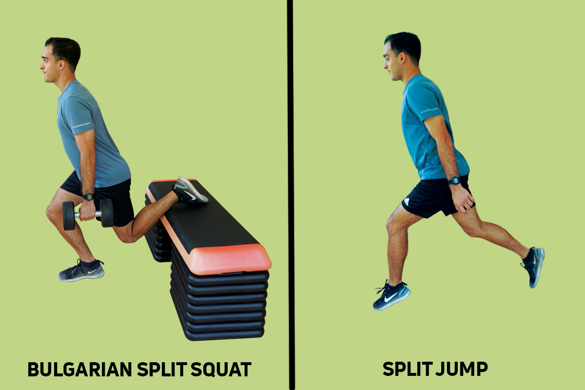 BULGARIAN SPLIT SQUAT + SPLIT JUMP